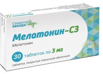 Мелатонин: инструкция по применению таблеток для сна