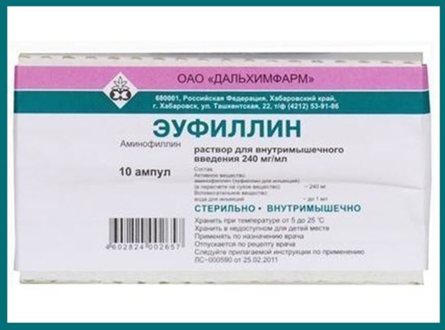 Таблетки, уколы в ампулах эуфиллин: инструкция, цена и отзывы