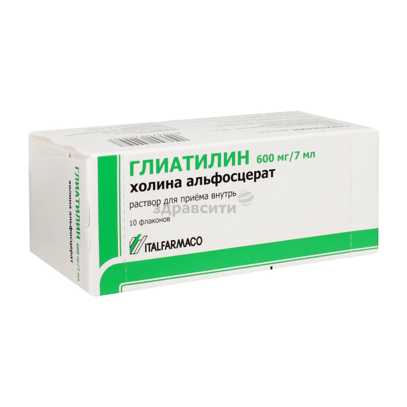 Таблетки 400 мг и уколы (внутримышечно) глиатилин: инструкция по применению