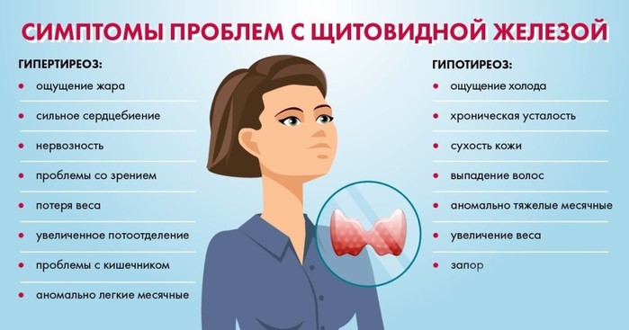 Основные заболевания щитовидной железы