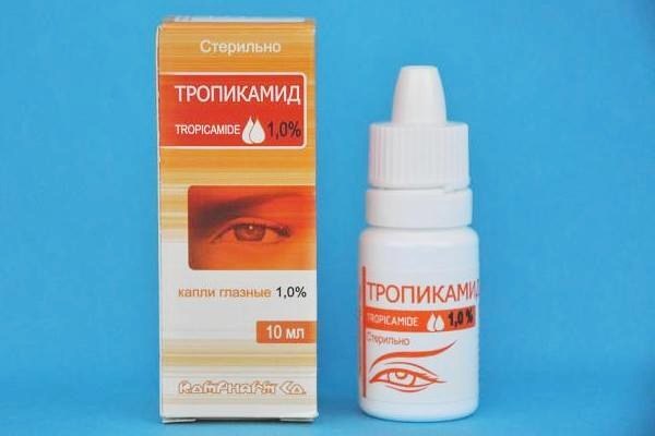 Глазные капли тропикамид — препарат для сужения зрачка согласно инструкции по применению