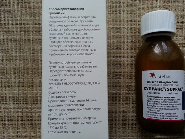 Супракс (suprax) для детей. дозировка в таблетках, суспензия, инструкция по применению