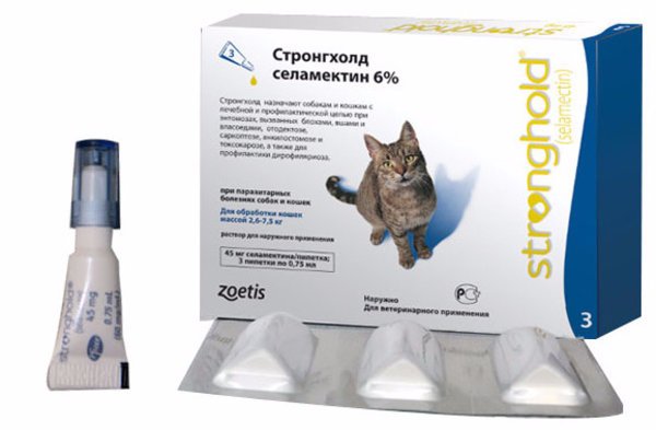 Стронгхолд для кошек – инструкция по применению препарата