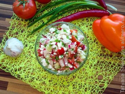 15 рецептов салатов из овощей для похудения на каждый день