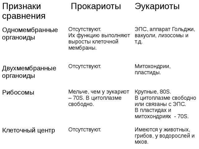 Органоиды передвижения эукариоты. Признаки сравнения прокариот и эукариот. Характерные признаки прокариот и эукариот. Характеристика прокариот и эукариот. Признаки прокариотов и эукариотов.