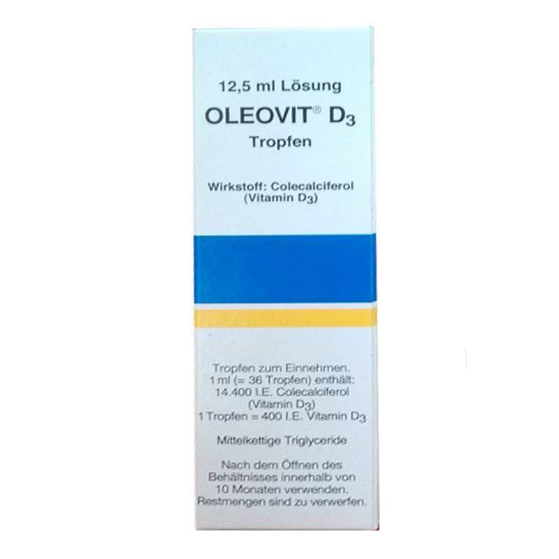 Oleovit D3 - инструкция по применению, дозировки, состав, аналоги ...