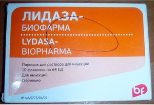 Лидаза: инструкция по применению, аналоги и отзывы, цены в аптеках россии