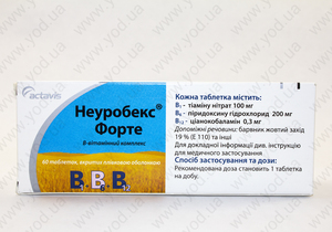 Неуробекс: инструкция по применению, аналоги и отзывы, цены в аптеках россии