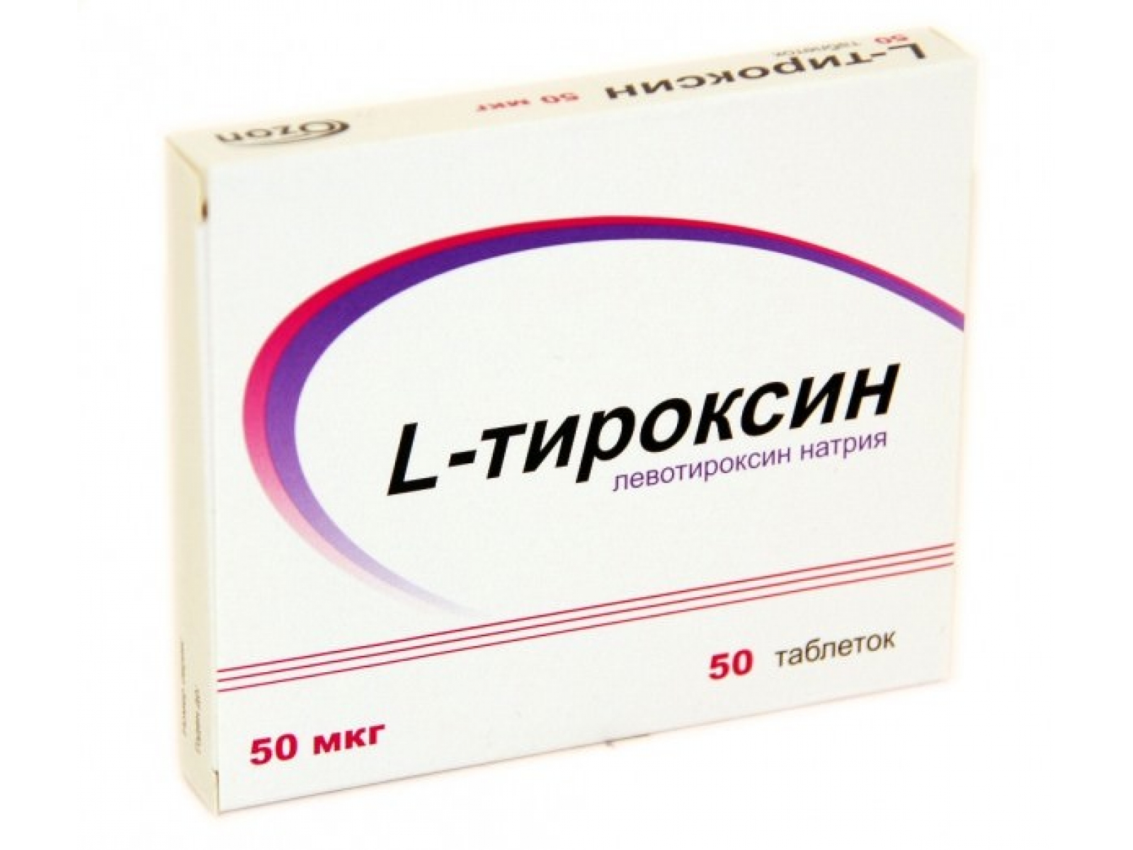 Как лечить щитовидную железу средством l-тироксин 50?