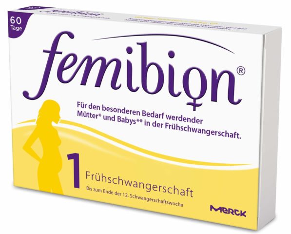 Фемибион 1 и фемибион 2 (витамины для беременных и при планировании беременности)