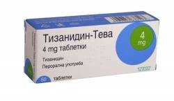 Тизанидин - таблетки с миорелаксирующим действием