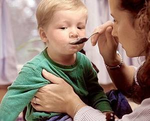 Сухой кашель и высокая температура у ребенка