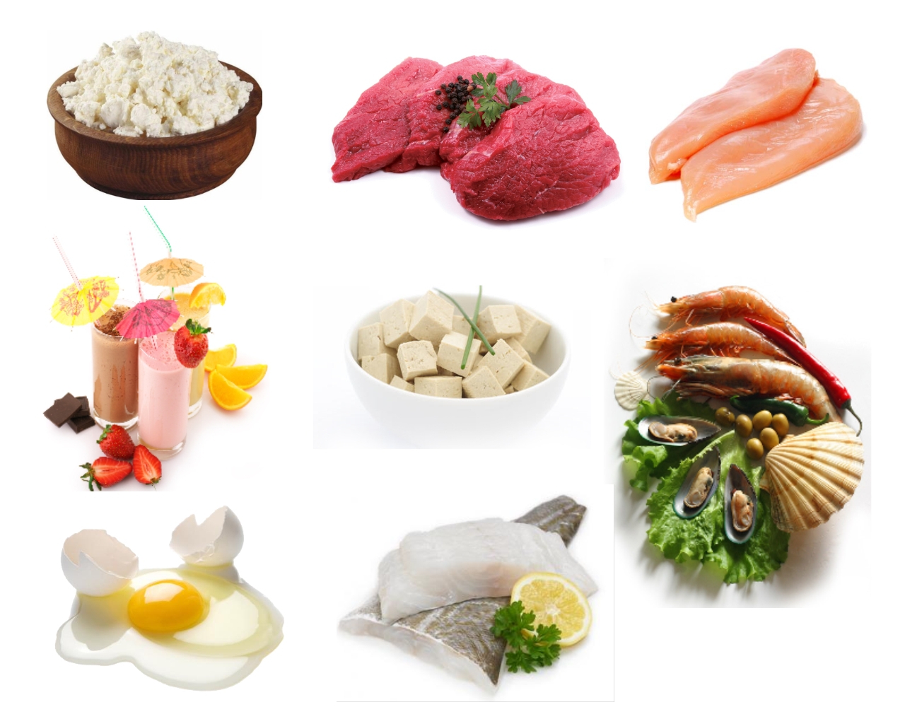 Высокобелковая диета: рацион питания и продукты