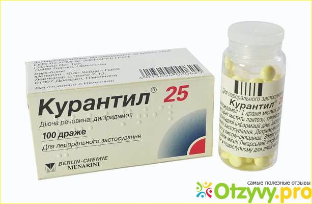 Таблетки 25 и 75 мг курантил: инструкция, цена и отзывы