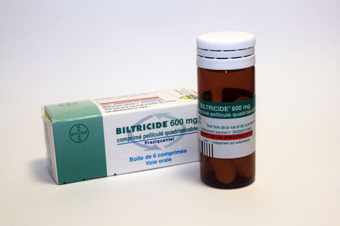Как применять таблетки бильтрицид в дозировке 600 мг