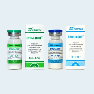Сультасин – инструкция по применению антибиотика, цена, аналоги