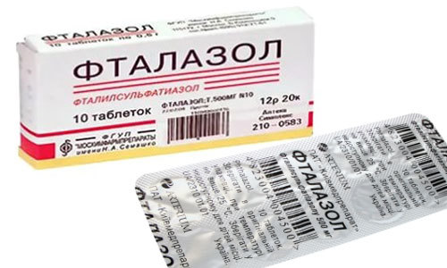 Препарат фталазол - состав, показания при лечении кишечных инфекций, дозировка для детей и взрослых, цена