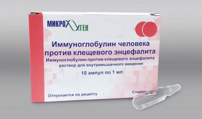 Иммуноглобулин человека против клещевого энцефалита инструкция по применению, отзывы и цена в россии