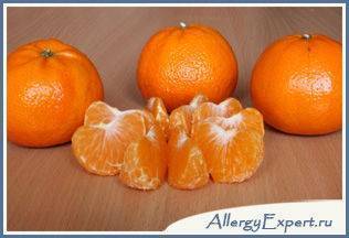 Признаки и лечение аллергии на апельсины
