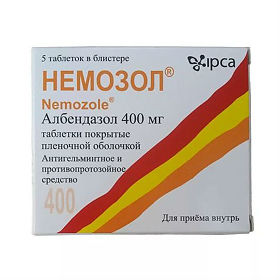 Немозол. инструкция по применению для детей в таблетках, суспензии. цена, аналоги