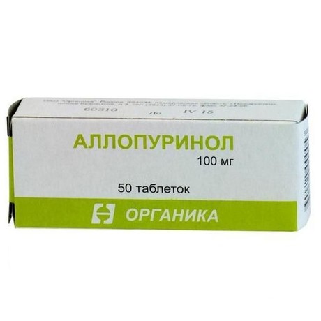 Аллопуринол: таблетки 100 мг и 300 мг эгис