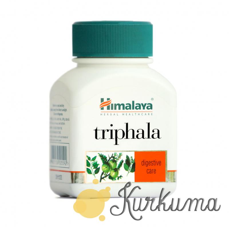 «triphala», himalaya (трифала гималая) 60 капсул/таблеток, индия  (№himalaya_triphala_60)