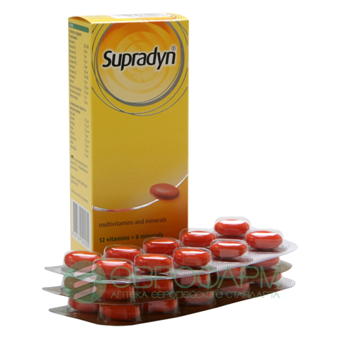 Супрадин − инструкция по применению, отзывы, цена витаминов, аналоги