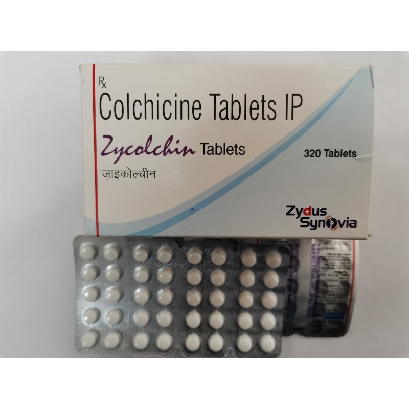 Колхицин: таблетки 0,5 мг и 1 мг