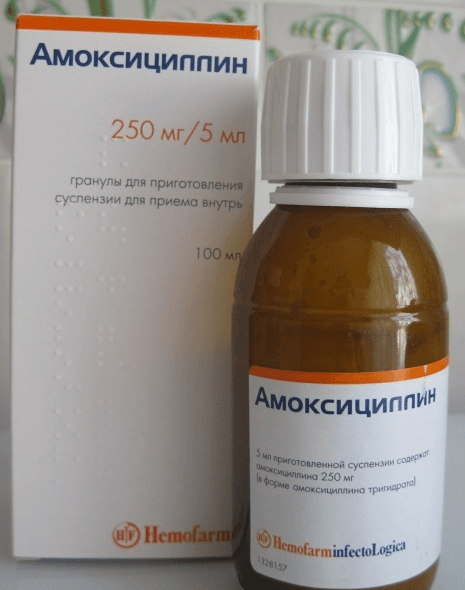 Амоксициллин для детей: инструкция по применению детсской суспензии 250 мг, дозировка