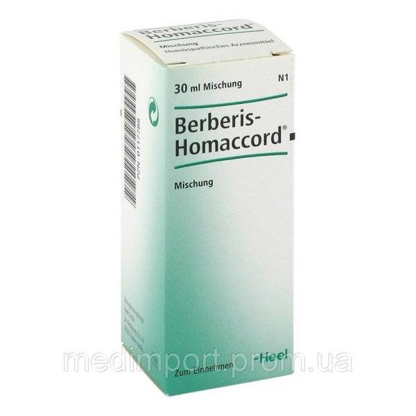 Берберис-гомаккорд – гомеопатический препарат, как принимать капли
