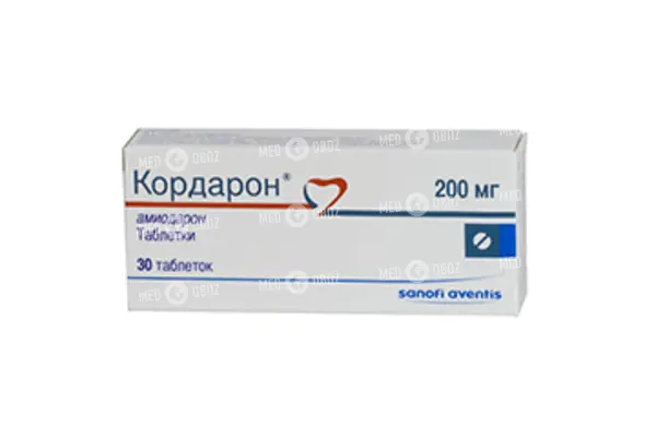 Кордарон: таблетки 200 мг и уколы