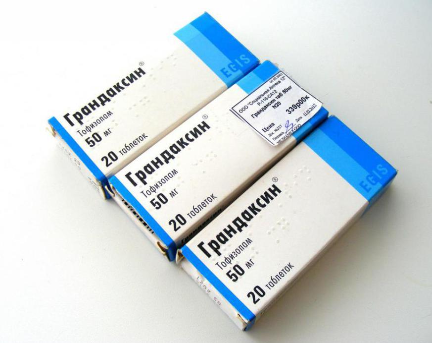 Препарат: грандаксин в аптеках москвы