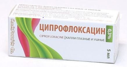 Ципрофлоксацин
                                            (ciprofloxacin)