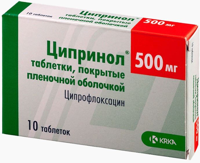 Ципрофлоксацин
                                            (ciprofloxacin)