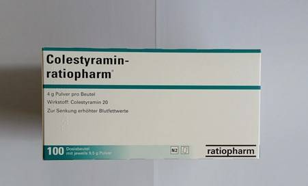 Колестирамин (colestyramine)