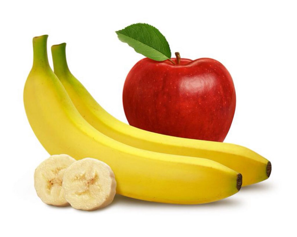 Фрукты бананы яблоки