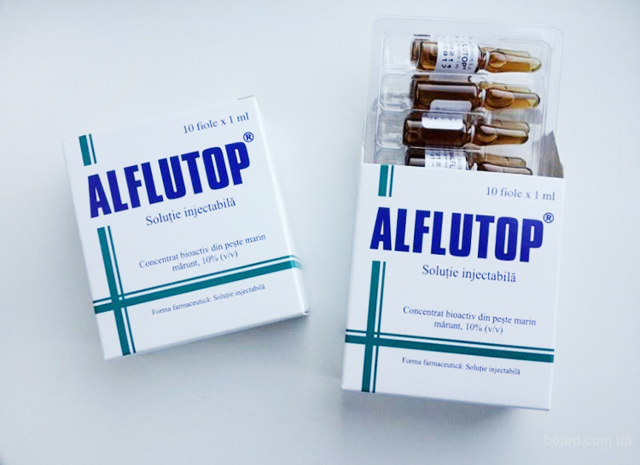 Алфлутоп — инструкция по применению, действие, показания и противопоказания, мнение врачей и пациентов о препарате