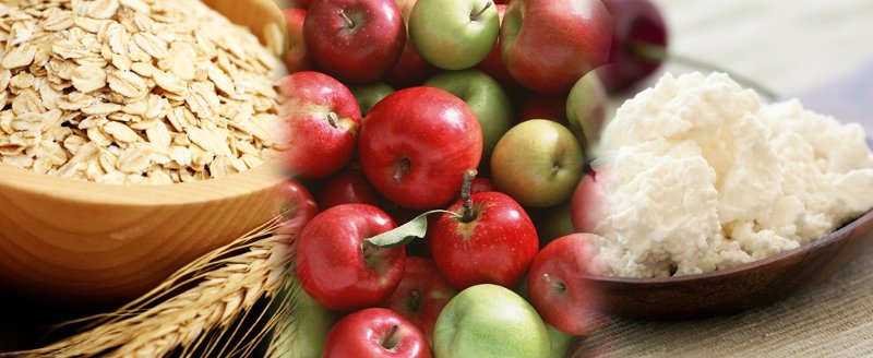 Овсянка, творог, яблоки - диета трех продуктов для похудения, отзывы, меню